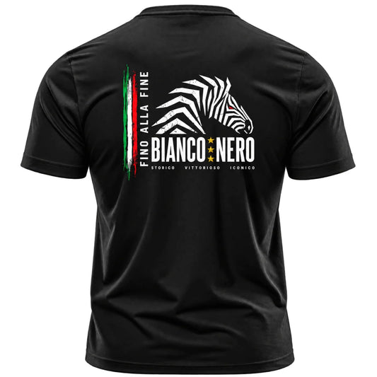 Bianconero – Storico Vittorioso Iconico Vintage Football T-Shirt