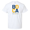 Boca Juniors Vintage Soccer T-Shirt – La Mitad Más Uno Football Graphic