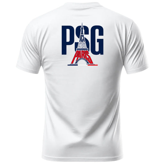ICI C’EST PARIS Soccer T-Shirt – Vintage Eiffel Tower Football Graphic