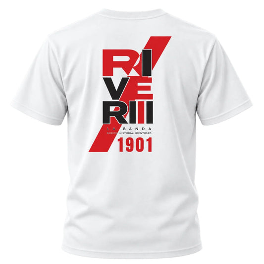 River Plate Vintage Soccer T-Shirt – La Banda 1901 Football Graphic
